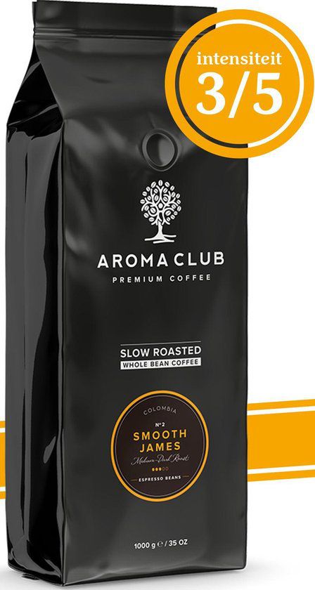 Aroma Club Koffiebonen - No. 2 Smooth James - Koffie Intensiteit 3/5