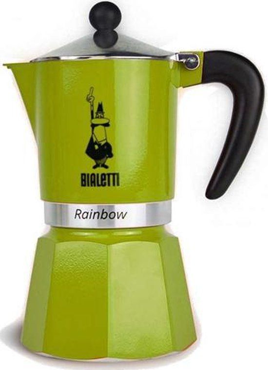 Bialetti Rainbow Groen Percolator