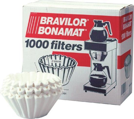 Bravilor Koffiefilter - 245 mm - 1000 stuks