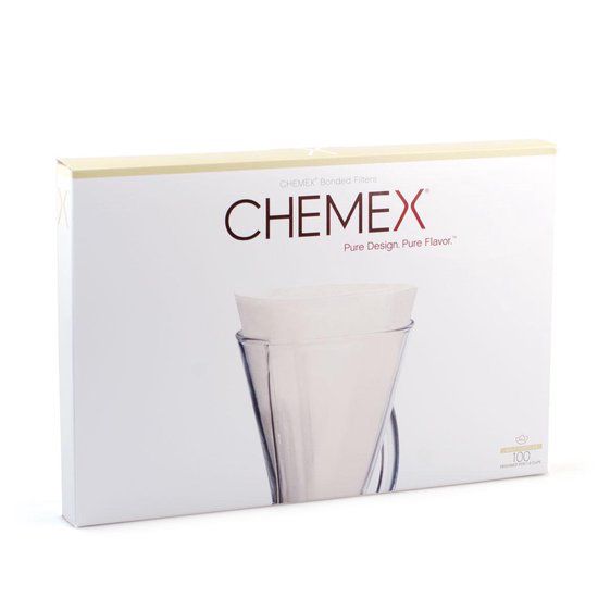 Chemex Filters Ongevouwen Voor Coffeemaker - 3-Kops - 100 stuks