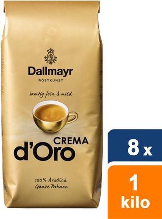 Dallmayr - Crema d'Oro Koffiebonen - 8x 1kg
