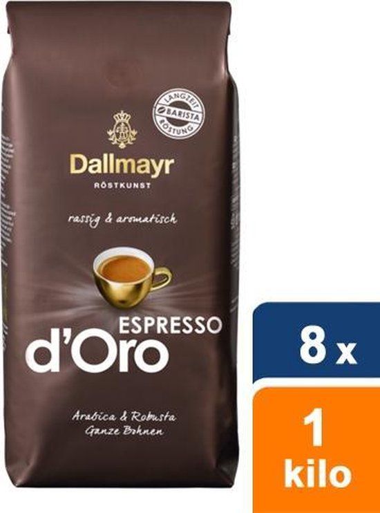 Dallmayr - Espresso d'Oro Bonen - 8x 1kg