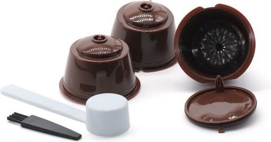 Dolce Gusto hervulbare koffiecups | Herbruikbare koffiecups | 3 stuks