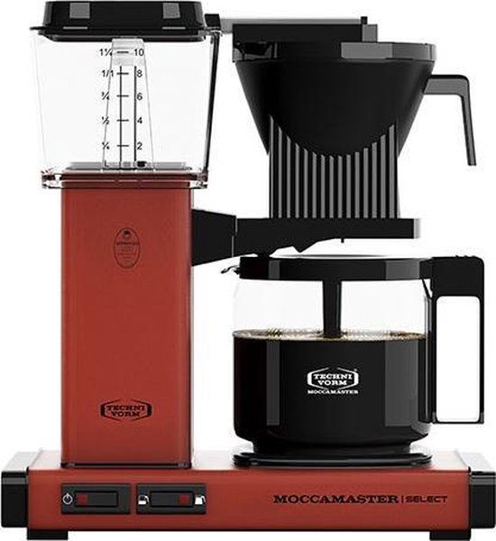 Filterkoffiemachine KBG Select, Brick Red – Moccamaster