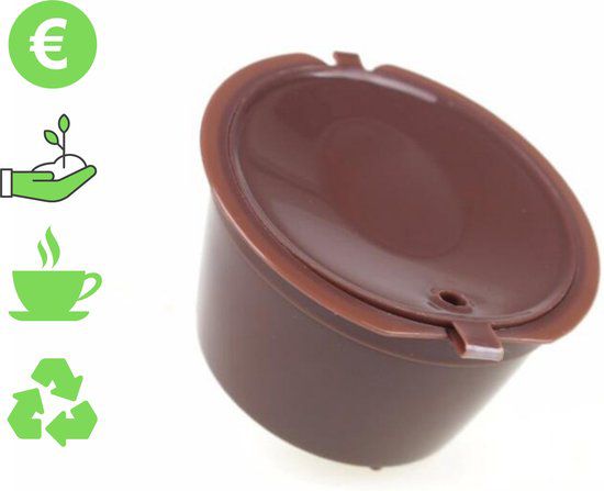 HMerch™ Herbruikbare Koffie Cup Dolce Gusto - Bruin