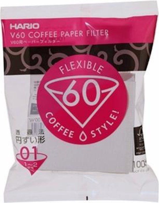 Hario Koffiefilters V60 01 - kegelvormig