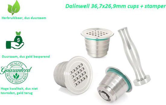 Herbuikbare Nespresso capsule set van 2 capsules