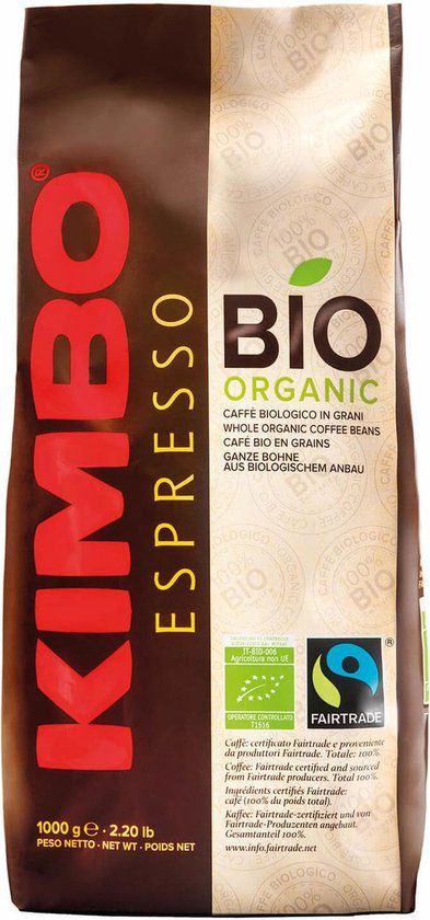 Kimbo koffiebonen BIO Organic