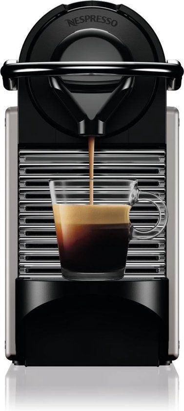 Krups Nespresso Pixie XN304T - Koffiecupmachine - Titanium