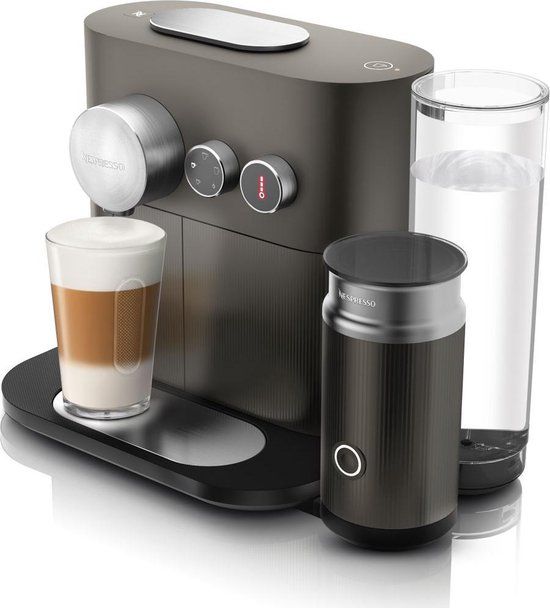 Nespresso De'Longhi Expert & Milk EN 355 GAE - Koffiecupmachine - Antraciet