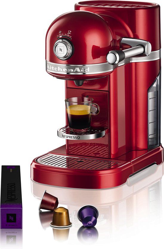 Nespresso KitchenAid Artisan 5KES0503ECA/3 - koffiemachine - Candy Apple Red