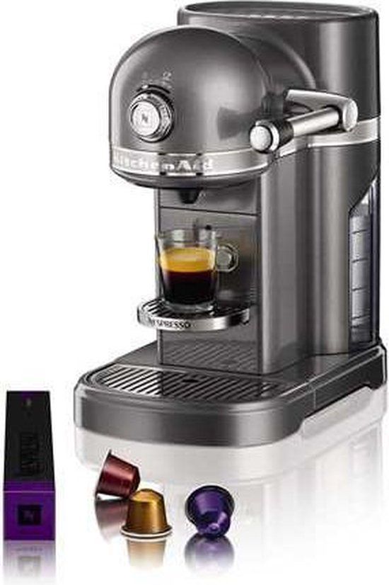 Nespresso KitchenAid Artisan 5KES0503EMS/3 - koffiemachine - Medaillon Silver