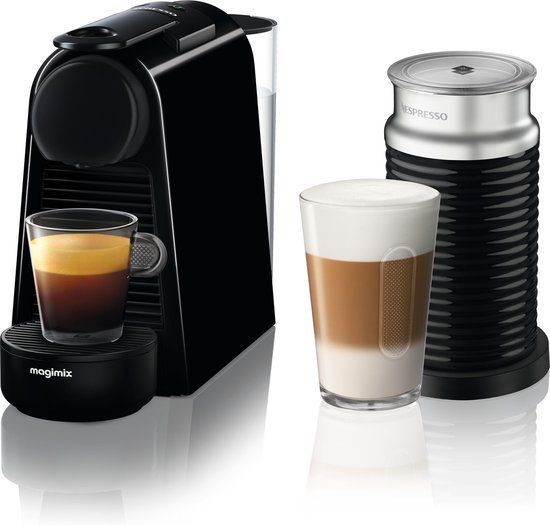 Nespresso Magimix Essenza Mini M115 - Koffiecupmachine - Zwart - met melkopschuimer