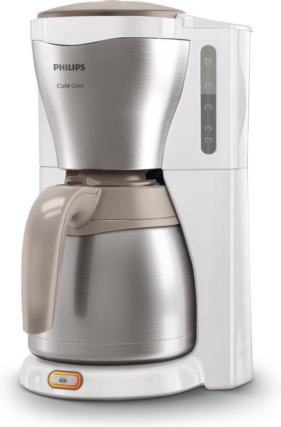 Philips Café Gaia HD7546/00 - Koffiezetapparaat - Wit/zilver