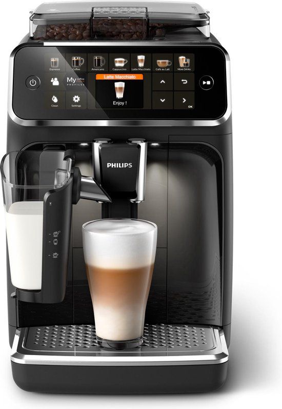 Philips LatteGo 5400 serie EP5441/50 - Espressomachine - Zwart/RVS