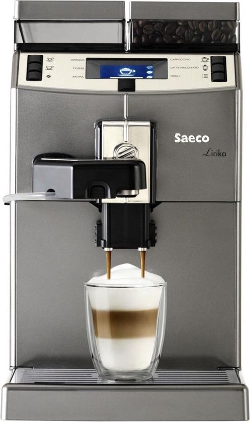Saeco Lirika One Touch Cappuccino - Espressomachine - Zilver