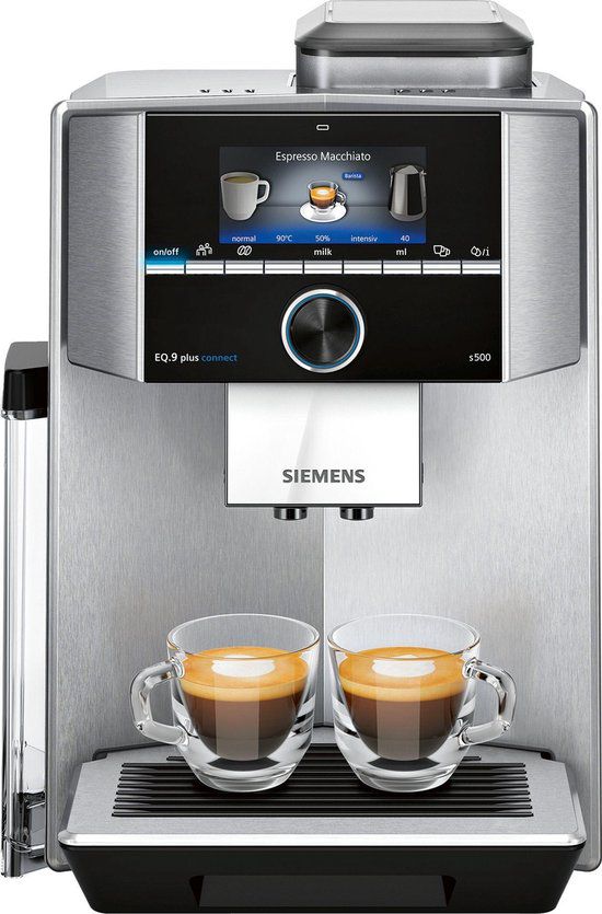 Siemens EQ.9 plus connect s500 TI9553X9RW - Espressomachine