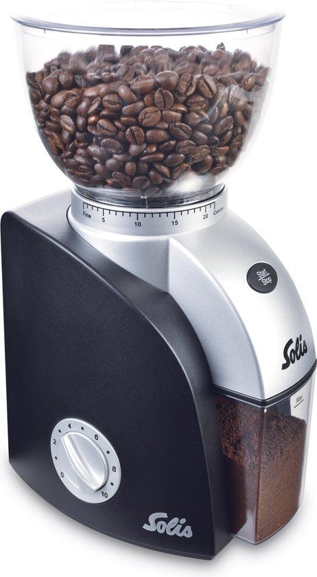 Solis Scala Plus Grinder 1661 - Koffiemolen - Zwart
