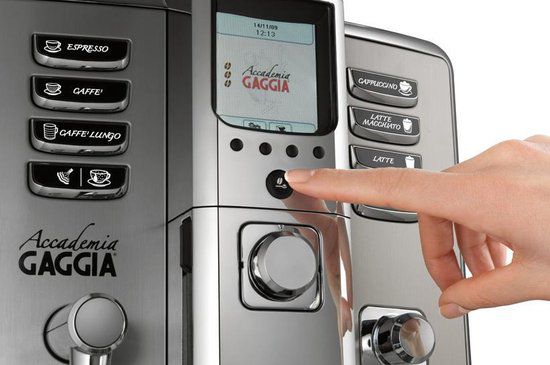 gaggia accademia bediening display