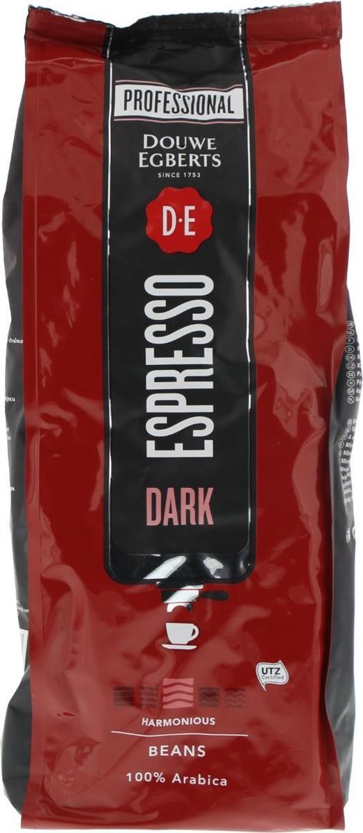 Koffie Douwe Egberts Espresso Bonen Dark Roast
