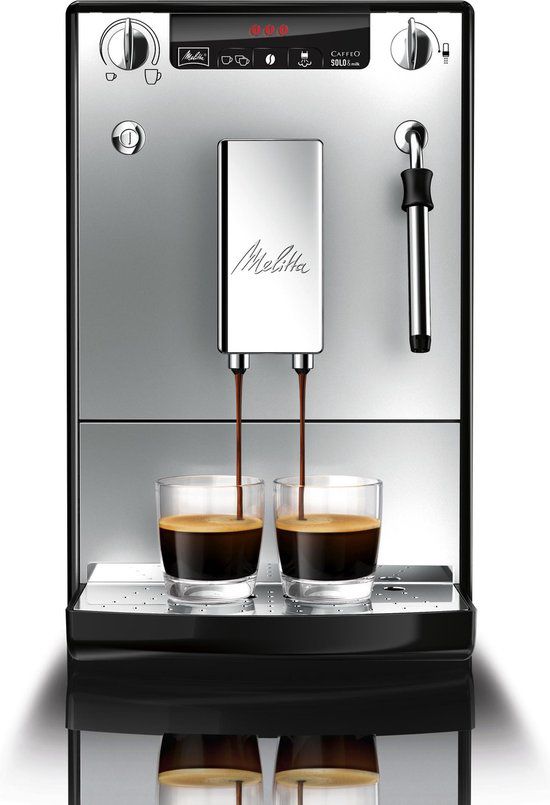 Melitta Caffeo Solo Milk - Volautomaat Espressomachine - Zwart/zilver