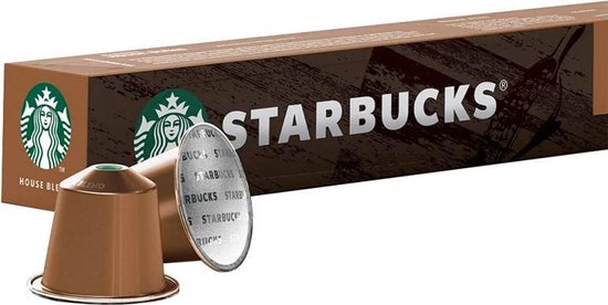 Nespresso Starbucks Lungo House blend capsules 10x