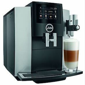 rechter zijaanzicht van de Jura s8 automatische koffiemachine