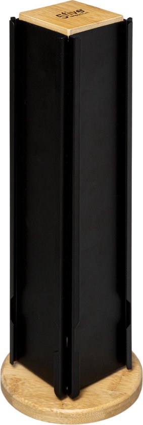 4goodz Capsulehouder Nespresso Vertuo 24 cups 11x35 cm - zwart