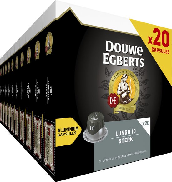 Douwe Egberts Lungo Sterk (10) - 10 x 20 Koffiecups