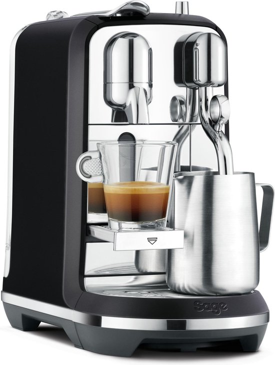 Nespresso Sage Creatista® Plus SNE800BTR2ENL1 Koffiecupmachine - Black Truffle (mat zwart)