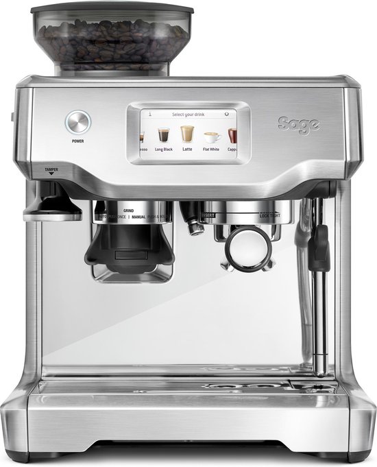 Sage the Barista Touch™ Brushed Stainless Steel Pistonmachine RVS