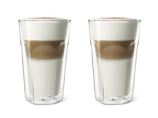 Leopold Vienna - Dubbelwandig glas Latte Macchiato 280ml (set van twee stuks)